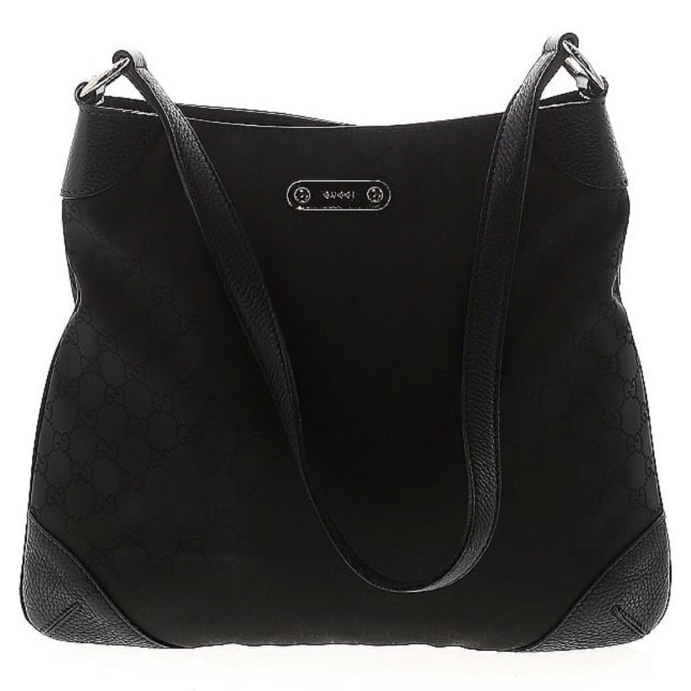 Gucci Canvas & Leather Hobo